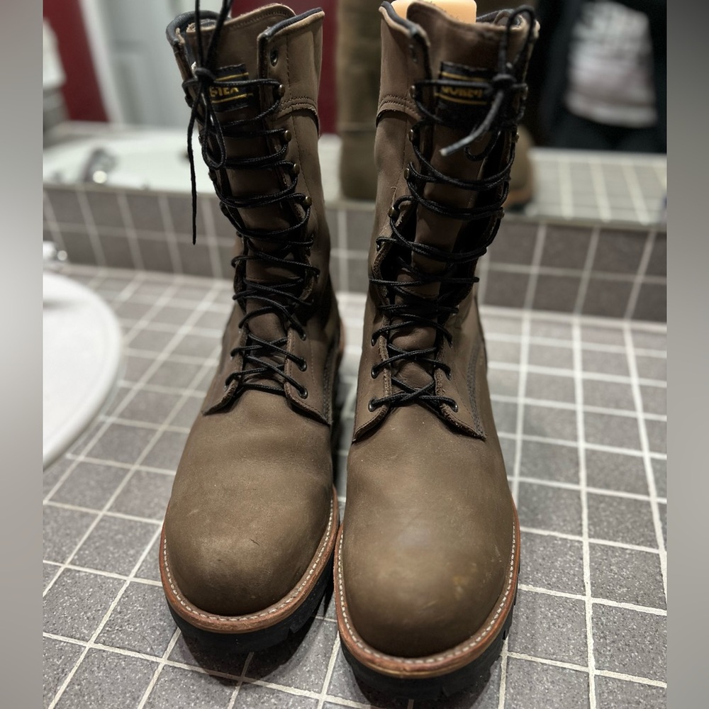 Red Wing Steel Toe Boots Size 14 Men’s